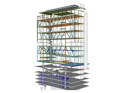 Complex de apartamente din oțel industrial